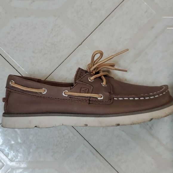 Sperry boys Top Sider Boat Shoes 1.5 excellent condition - Picture 5 of 6